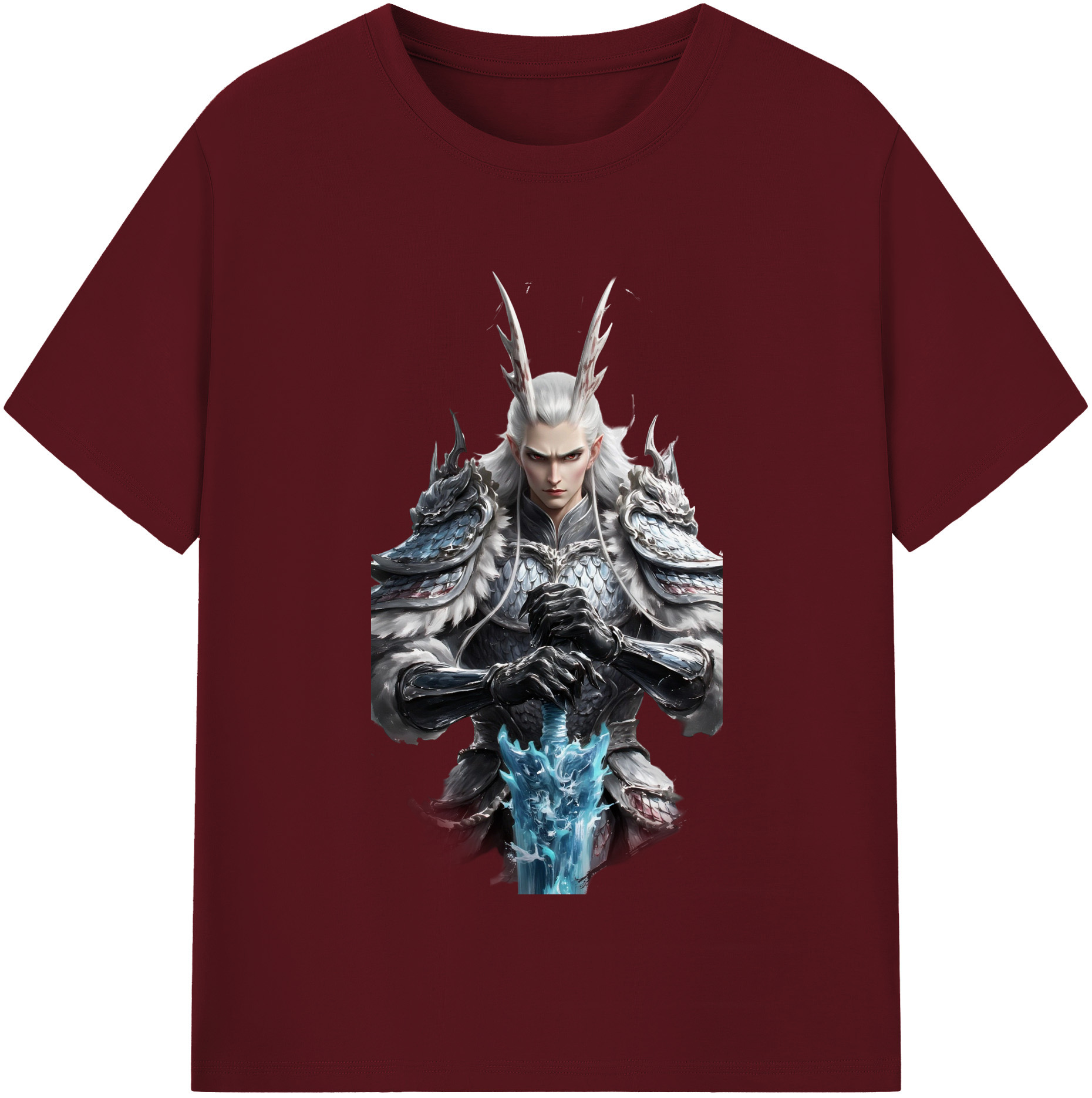 （画像用） Ne Zha 2 ナタ 魔童の大暴れ 綿100％半袖Tシャツ（フロントプリント）